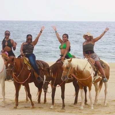 Migriño Beach Horseback Riding with Transportation