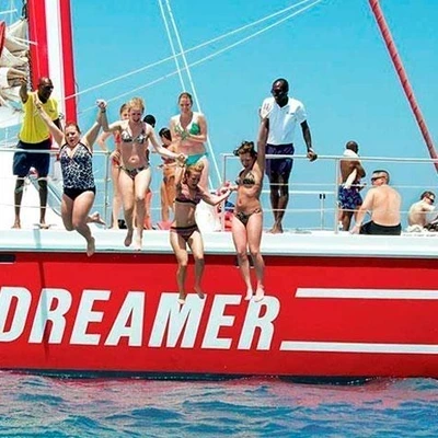 Mobay Sail: Catamaran and Snorkeling with Open Bar and Transportation
