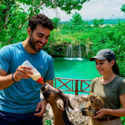 Monkey Sanctuary, Farm and Cenote Tour at Evolution Adventure Park - Transportation Included