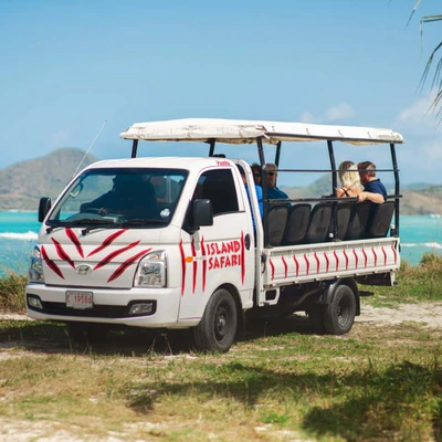 Island Safari Discovery: History and Beach in Antigua, including Meals and Transportation