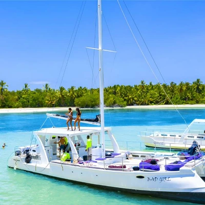 Private Catamaran for 15 Pax in Punta Cana with Snacks and Transportation