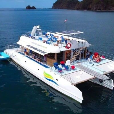 Ocean Excelsior Trimaran: 5-Hour Cruise with Snorkeling, Open Bar