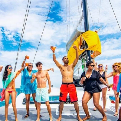 Dunn’s River Falls, Climb, Catamaran Sail and Snorkel
