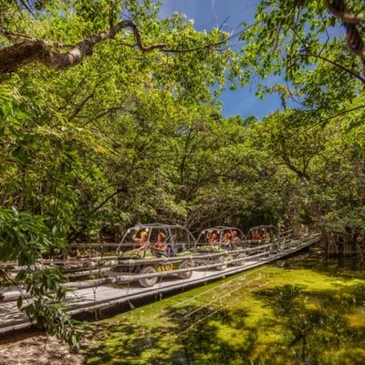 Xplor Tour: Jungle Trails, Caves and Ziplines - with Transportation