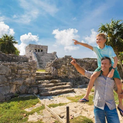 Tulum and Cobá Mayan Adventure with Buffet and Transportation